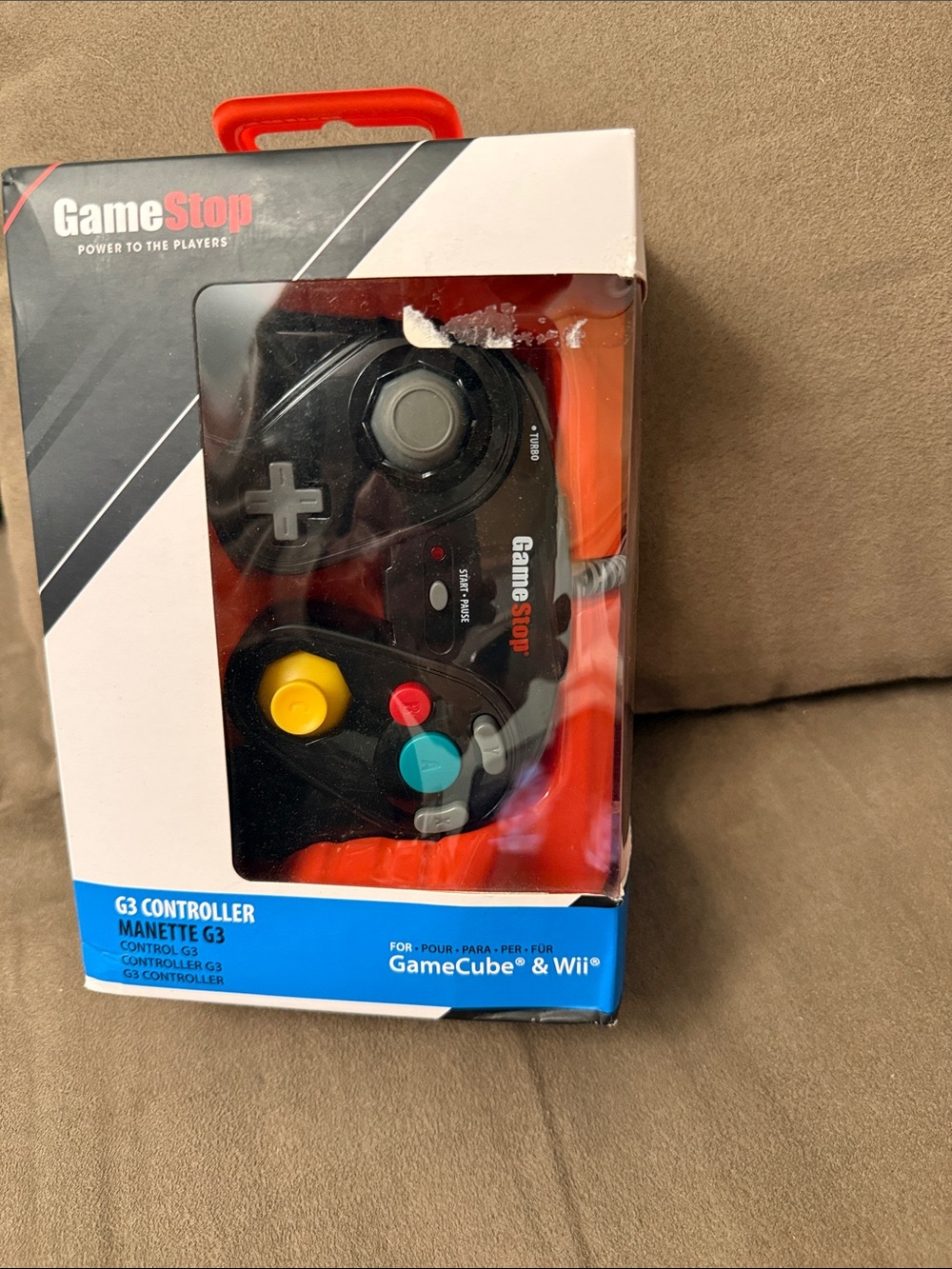 Black G3 Controller for GameCube & Wii
